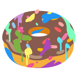 Doughnut and Artist palette