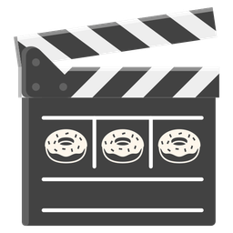 Doughnut and Clapper board