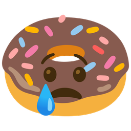 Doughnut and Crying face