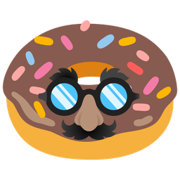 Doughnut and Disguised face