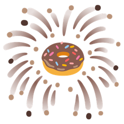 Doughnut and Fireworks