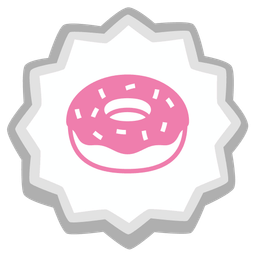 Doughnut and Fish cake with swirl