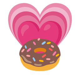 Doughnut and Growing heart