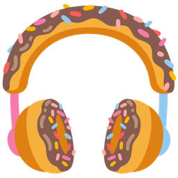 Doughnut and Headphone