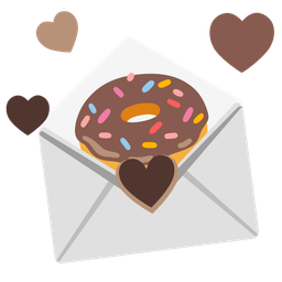 Doughnut and Love letter