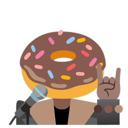 Doughnut and Microphone