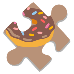 Doughnut and Puzzle piece