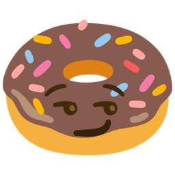 Doughnut and Smirking face