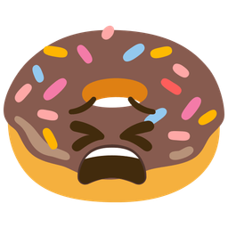 Doughnut and Tired face