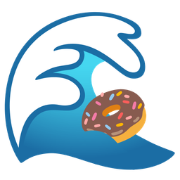 Doughnut and Water wave