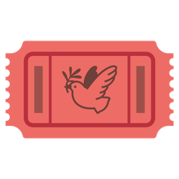 dove and admission tickets