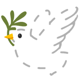 dove and dotted line face