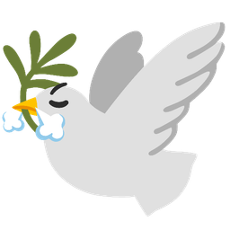 dove and face with steam from nose