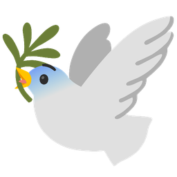 dove and fearful face