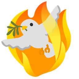 dove and fire