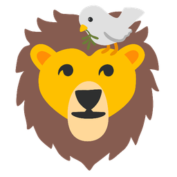 dove and lion