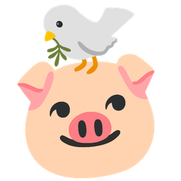 dove and pig face