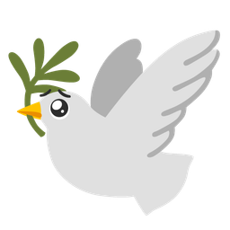 dove and pleading face