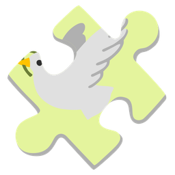 dove and puzzle piece