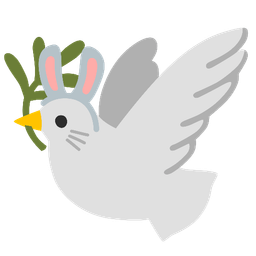 dove and rabbit face