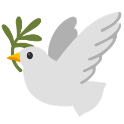 dove and slightly frowning face