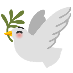 Dove and Smiling face