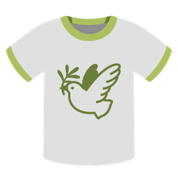 dove and t-shirt