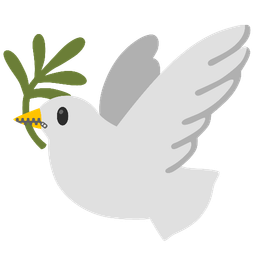 dove and zipper-mouth face