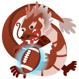 dragon and american football