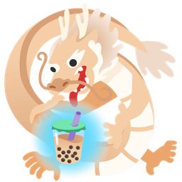 dragon and bubble tea