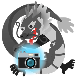 dragon and camera
