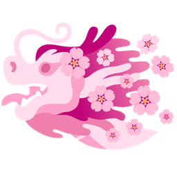 dragon and cherry blossom
