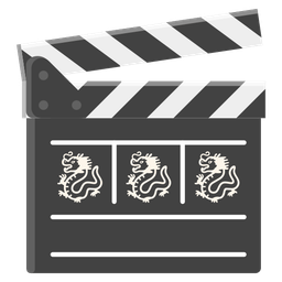 dragon and clapper board