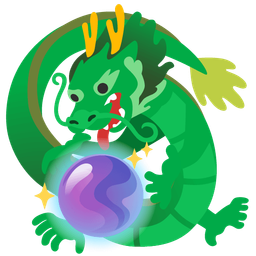 dragon and crystal ball