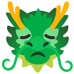 dragon and disappointed face
