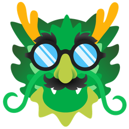 dragon and disguised face