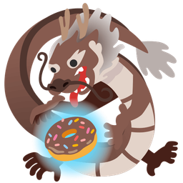 dragon and doughnut
