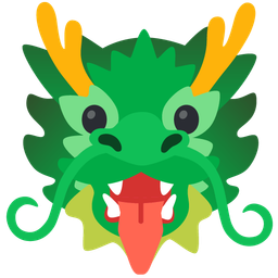 Dragon and Face with tongue