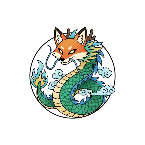 Dragon and Fox