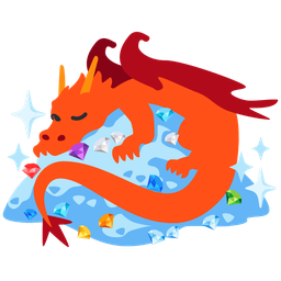 dragon and gem stone