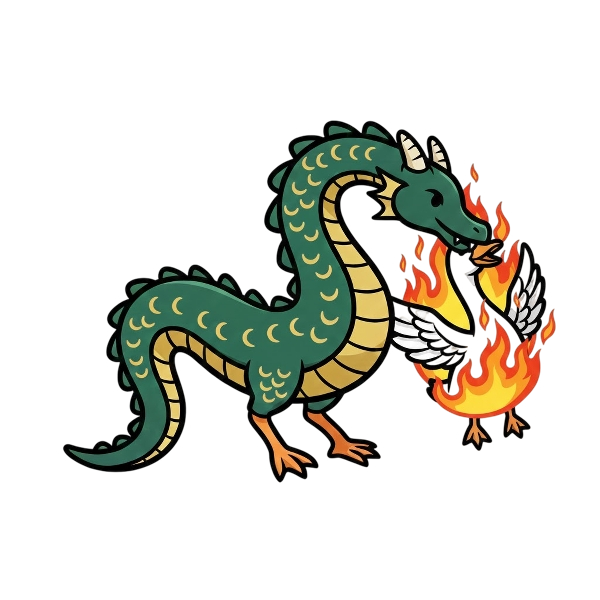Dragon and Goose