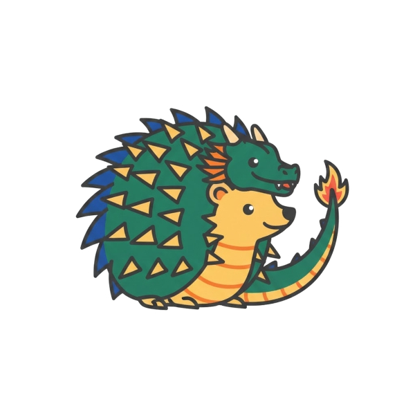 Dragon and Hedgehog