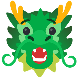 dragon and hushed face