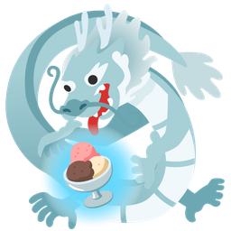 dragon and ice cream