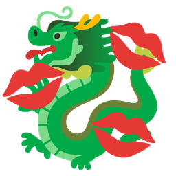 dragon and kiss mark