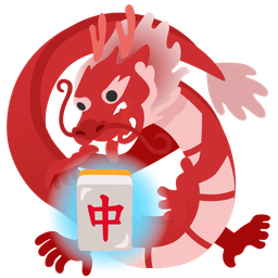 dragon and mahjong red dragon