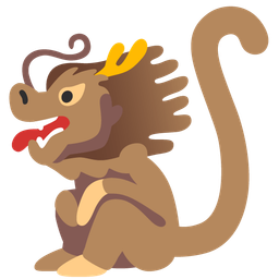 dragon and monkey face