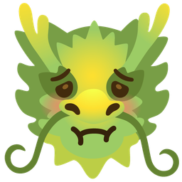 dragon and nauseated face