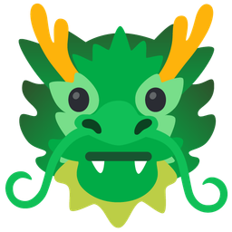 dragon and neutral face