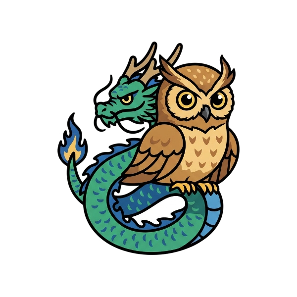 Dragon and Owl